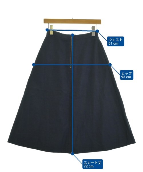 MARGARET HOWELL Long/Maxi Length Skirts Navy 1(Approx. S) 2200696819100
