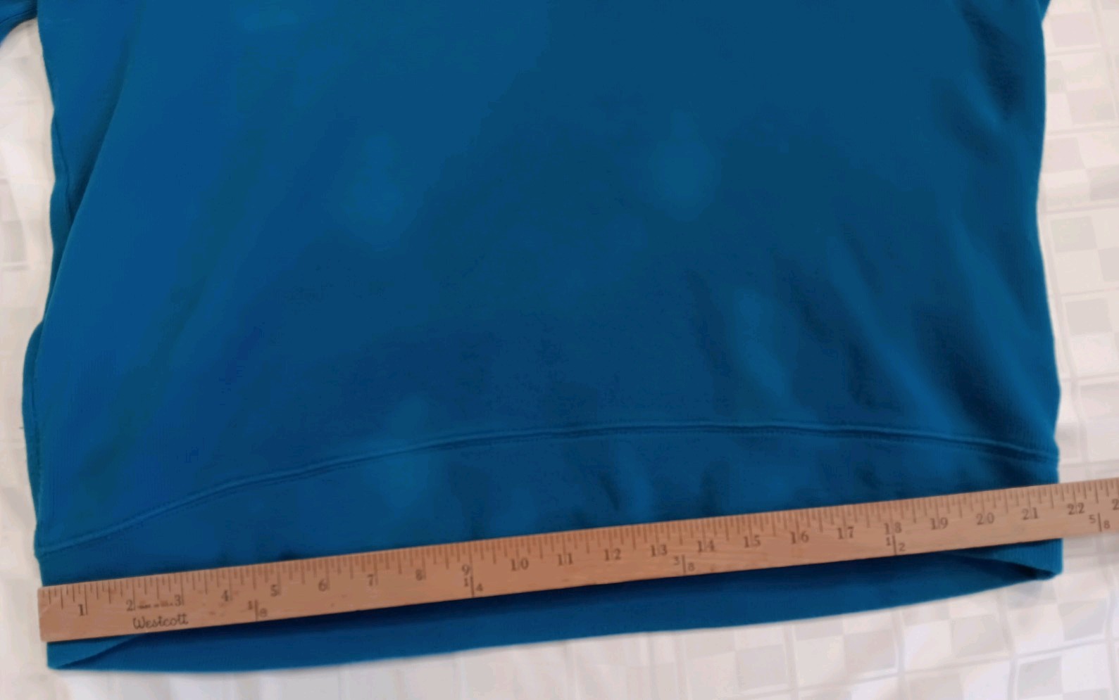 Men’s Lands’ End Blue XL 1/4 Zip Pullover Sweater 100% Baumwolle/Cotton