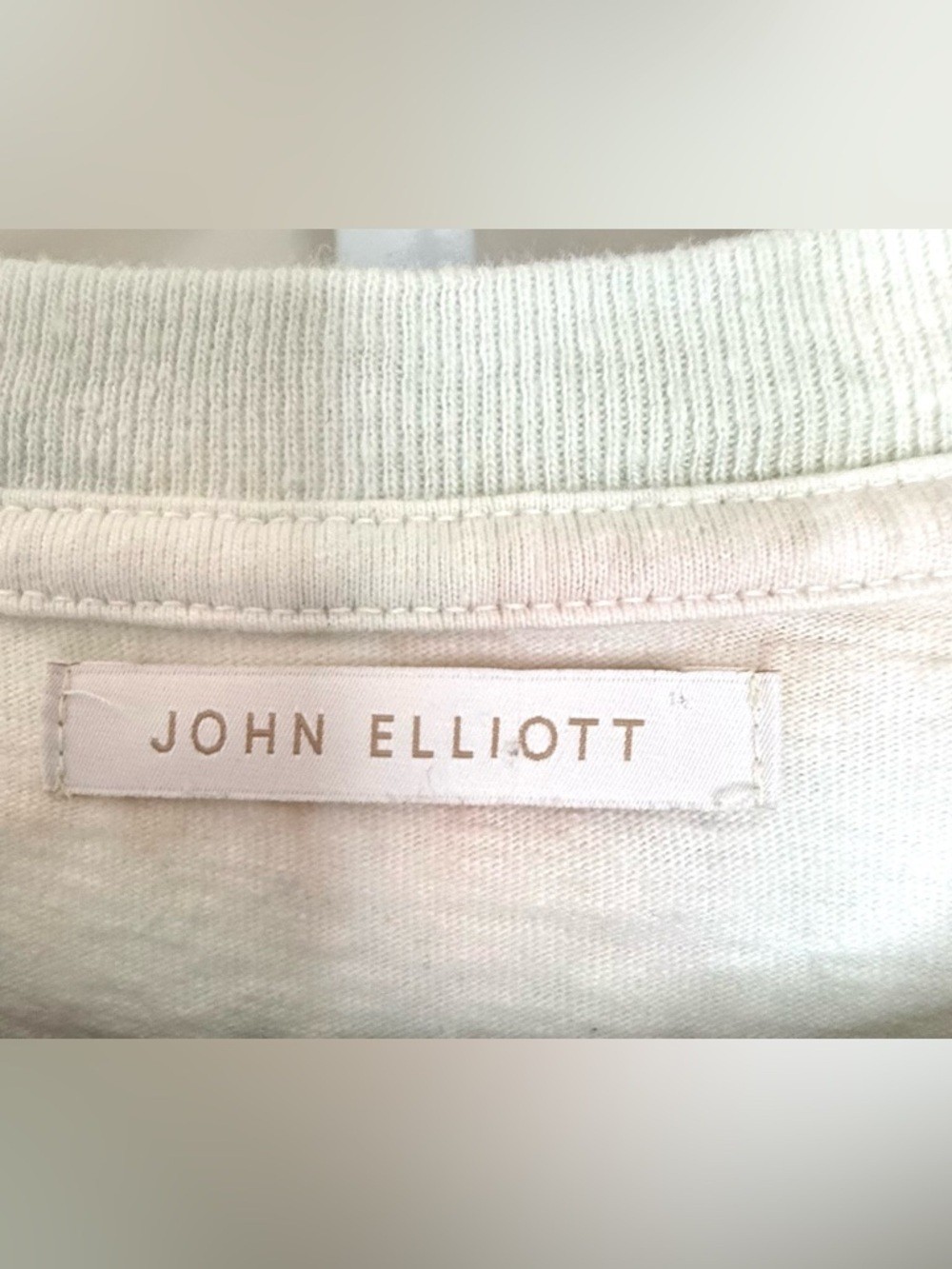 John Elliott Pastel Tie Dye T Shirt Dress Tie Waist Pink White Size S