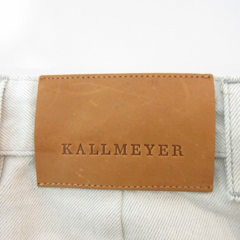 24SS KALLMEYER Deep Pocket Wide Denim Pants 24030923000110 W2 White Women USED