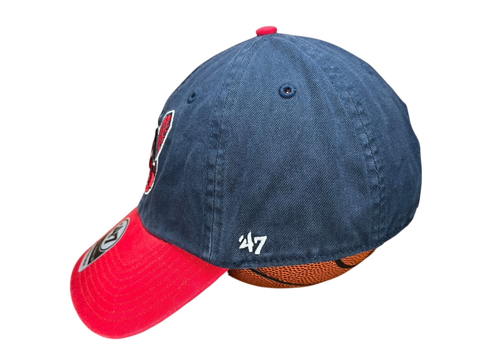 Vtg CLEVELAND INDIANS Guardians Fan ’47 MLB BASEBALL HAT Old-Logo Chief Wahoo