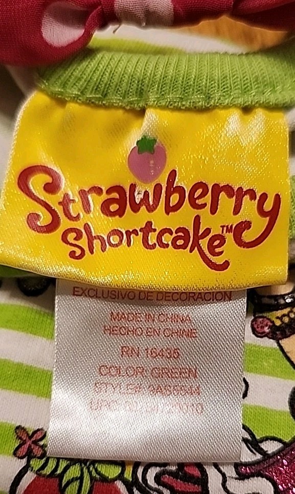 Cute Strawberry Shortcake 12 Months Shirt Skirt 2014