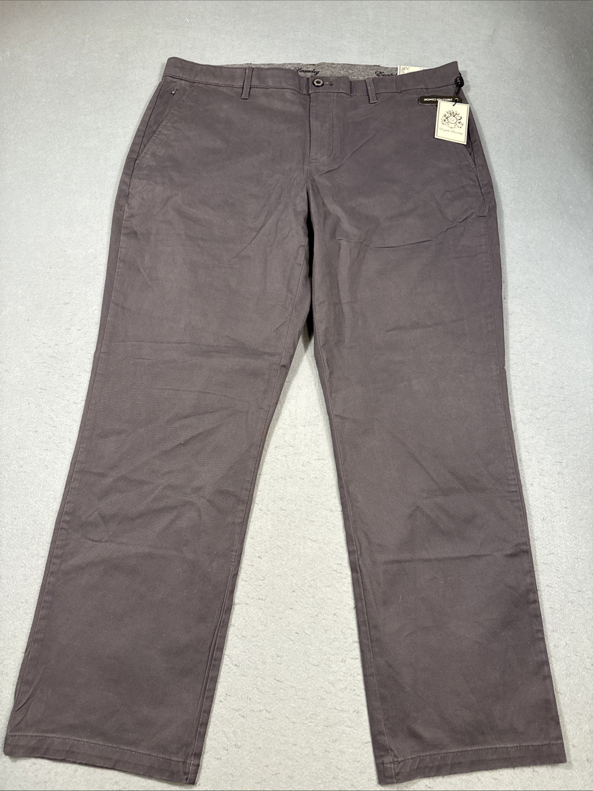 PANTS ENGLISH LAUNDRY MENS 38X30 FORGED IRON COMFORT CHINO NWT