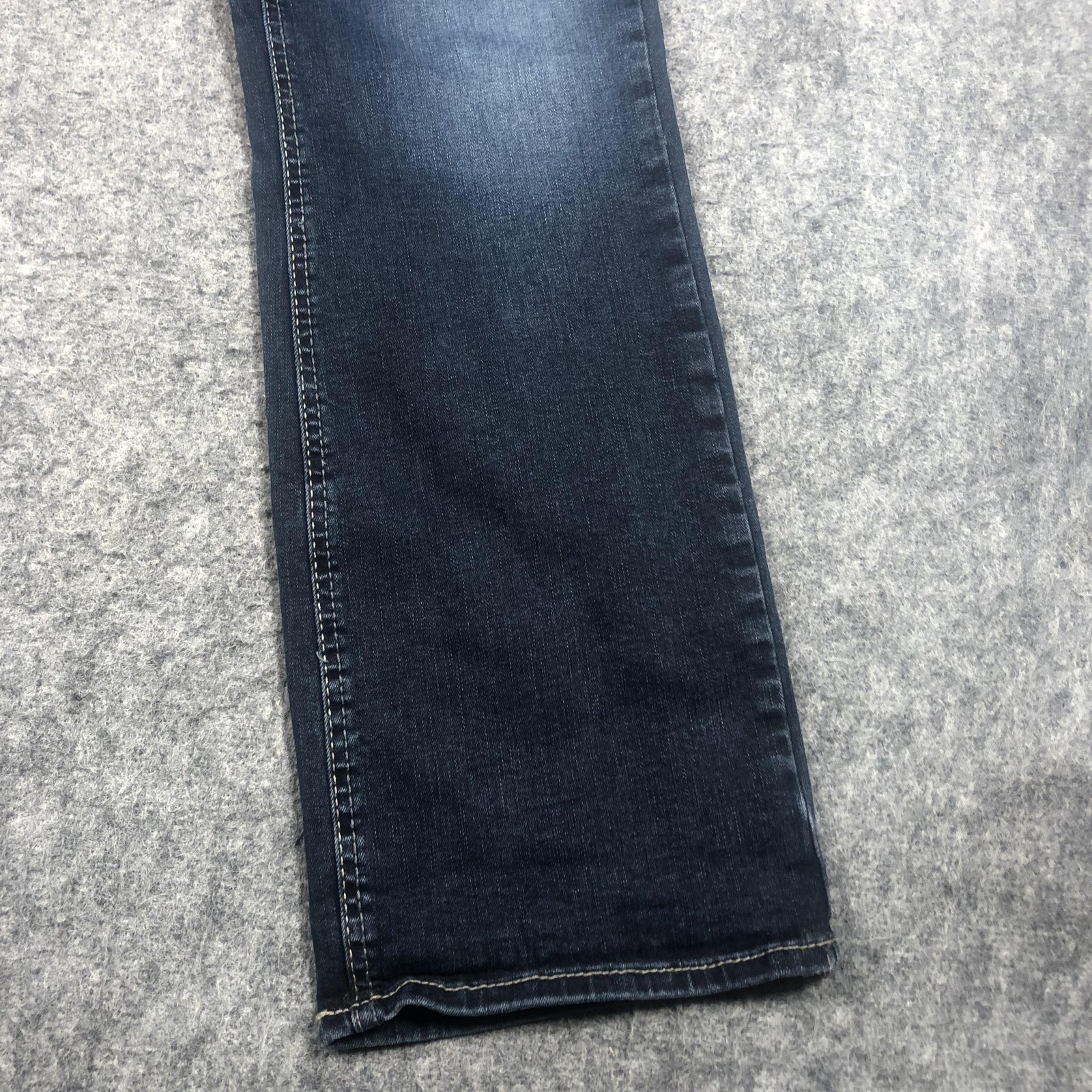 Silver Jeans Co Suki Slim Boot Jeans Womens 12 Dark Wash Mid Rise Stretch Denim