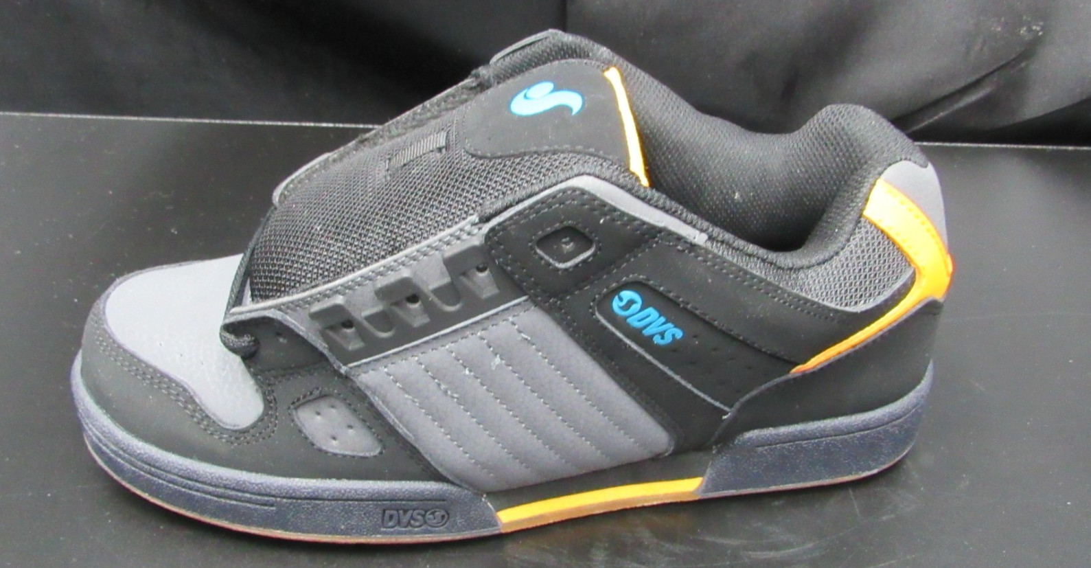 DVS Skateboard Shoes Celsius Black/Orange/Blue MEN’S 8.5