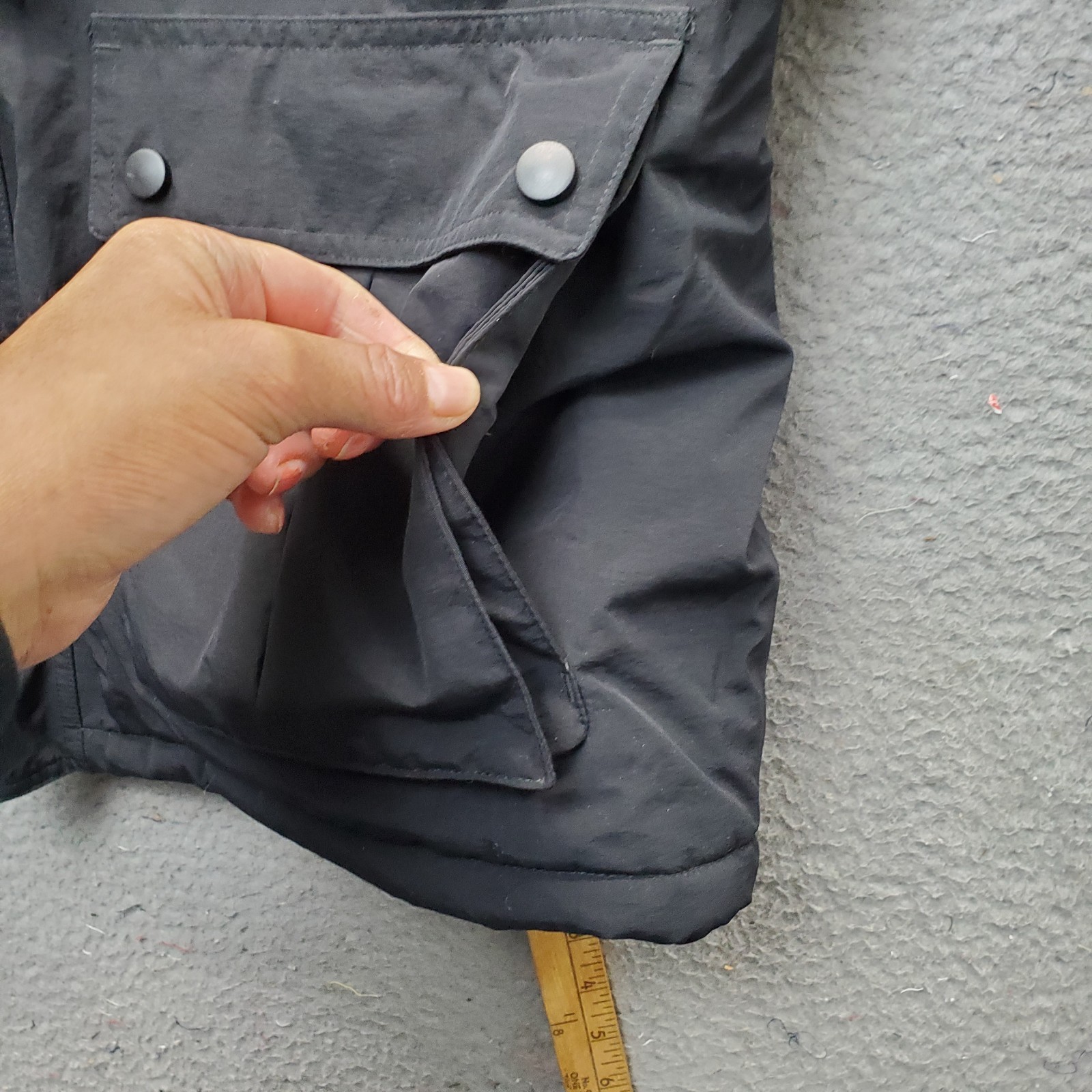 Celsius Cold-Weather Jacket Men L Black Fleece Lined Elastic Back Utility Pocket