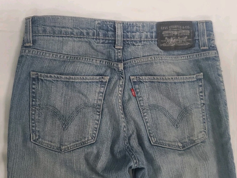 Levi’s 510 Jeans Men’s Size 32×30 Super Skinny Faded Light Blue Denim