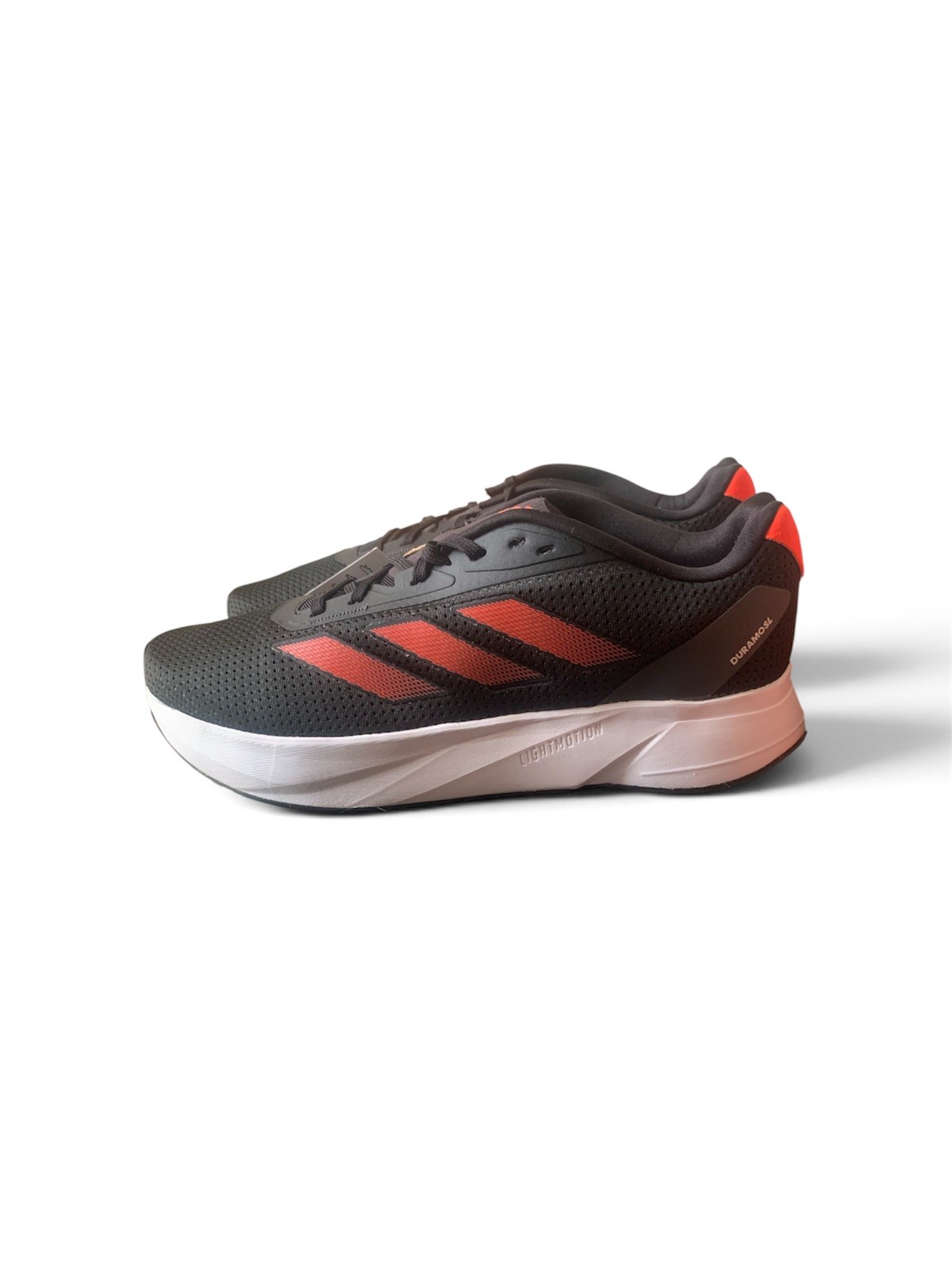 adidas Duramo SL Black Solar Red Men’s Sz 11.5 NEW W BOX/Tag