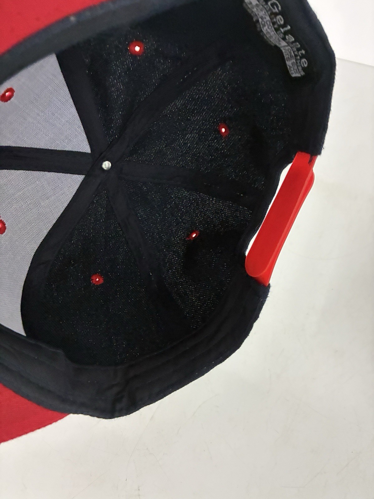Gelante Snapback Hat Mens One Size Navy Blue Red Jump Off The Wall