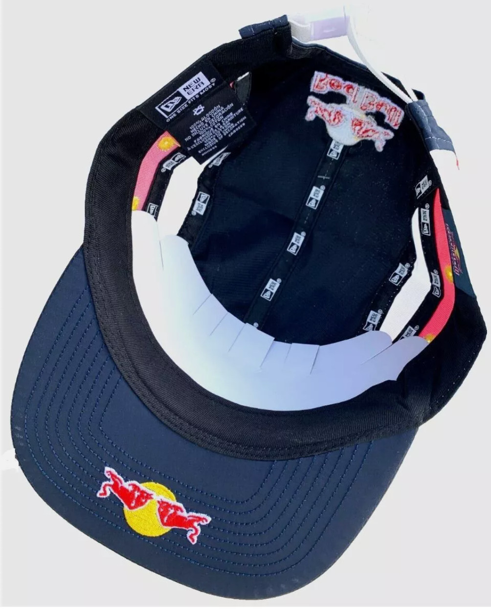 R 5-Panel Navy, White & Red Camper Cap.. F1 Racing. BMX. MotoGP. Supercross.