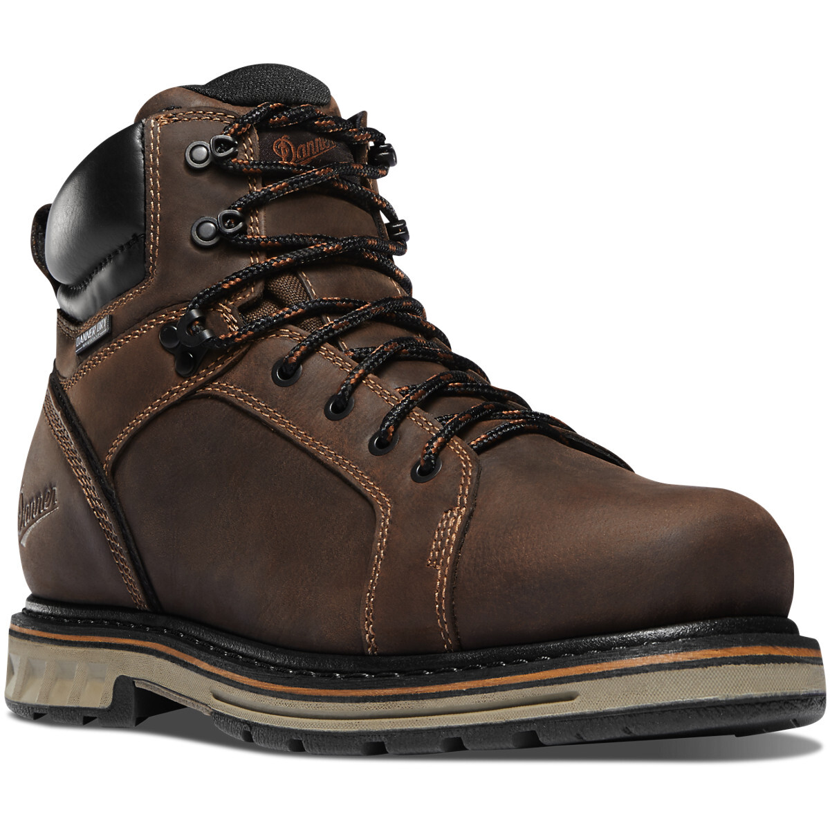 DANNER® STEEL YARD 6″ BROWN STEEL TOE WORK BOOTS 12531 – ALL SIZES – NEW