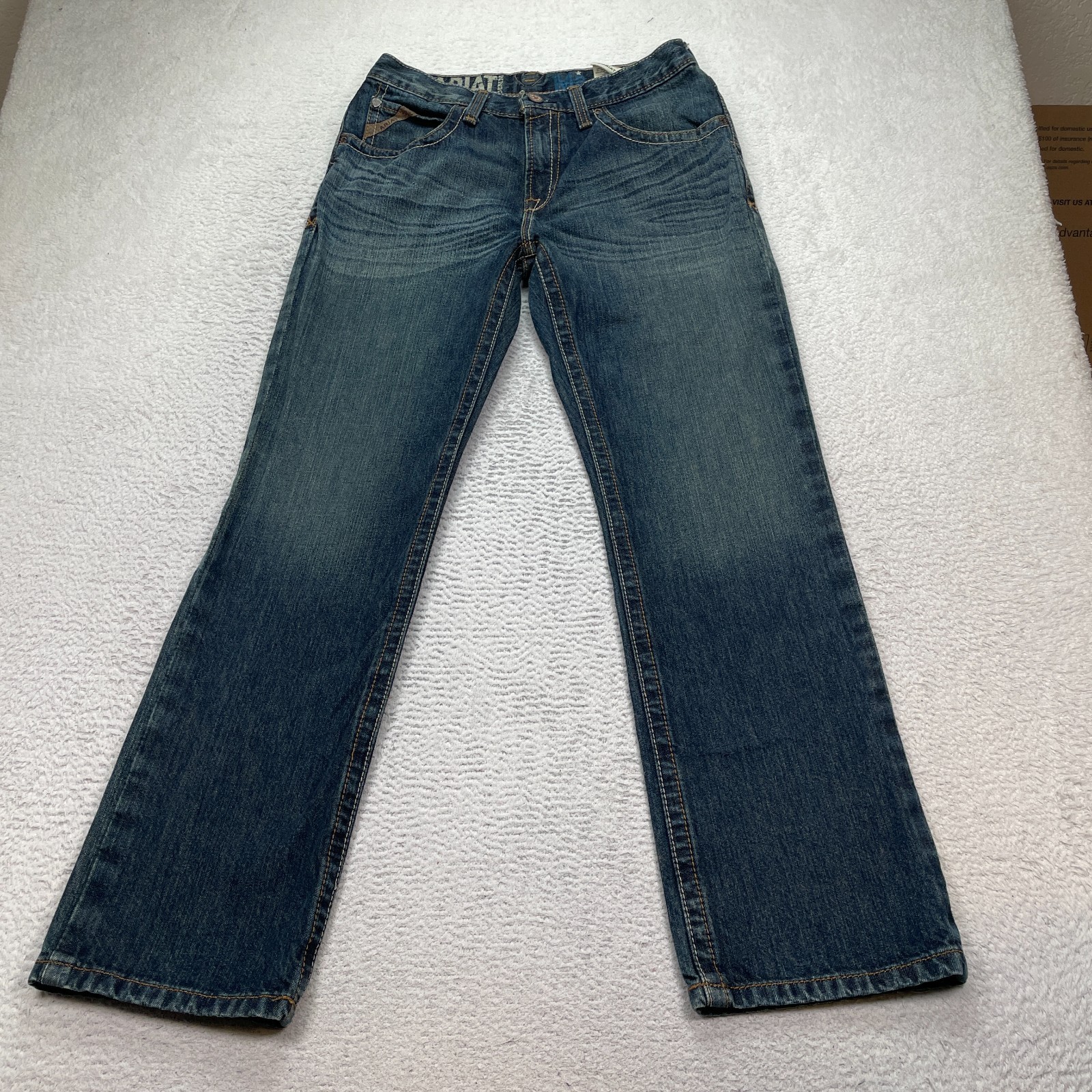 Ariat M2 Jeans Men’s 30×32 Blue Relaxed Boot Denim Work Wear