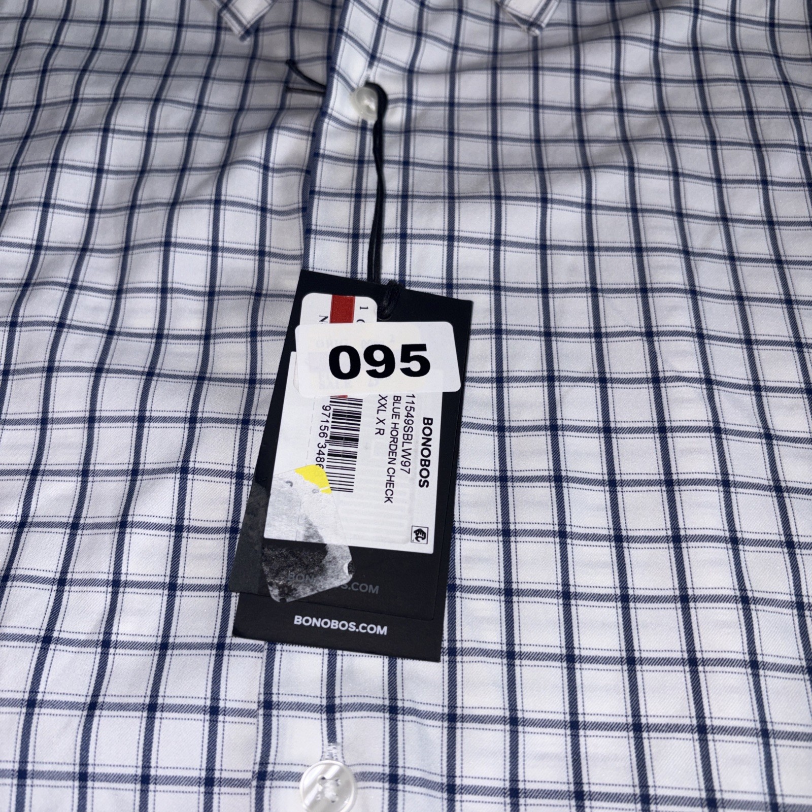 Bonobos Men’s Slim Fit Button-Down Tech Dress Shirt, Blue, Size XXL NWT NEW