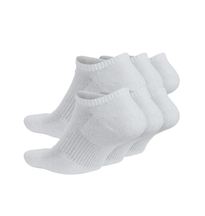 Nike Everyday Plus Cushioned Training No-Show Socks White SX6898-100 j