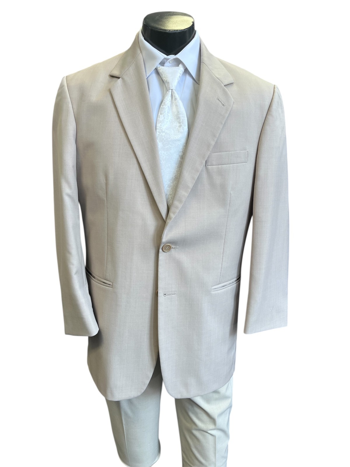 Men’s Jean Yves Tan Rapture Suit Jacket- Easy Care Prom Gala Formal