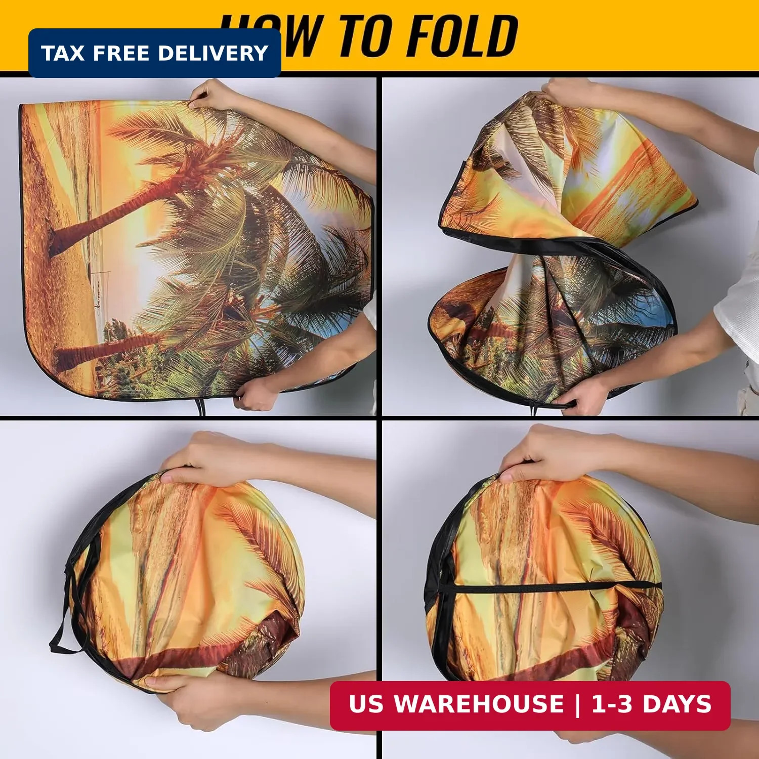 Car Windshield Sun Shade – Reflector Sunshade Offers Ultimate Protection for Car