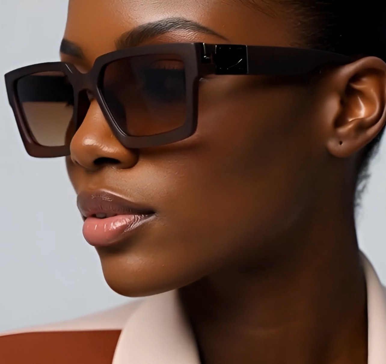 Oversized Thick Frame Hip Hop Sunglasses Retro Men’s Women Outdoor UV400 Glasses
