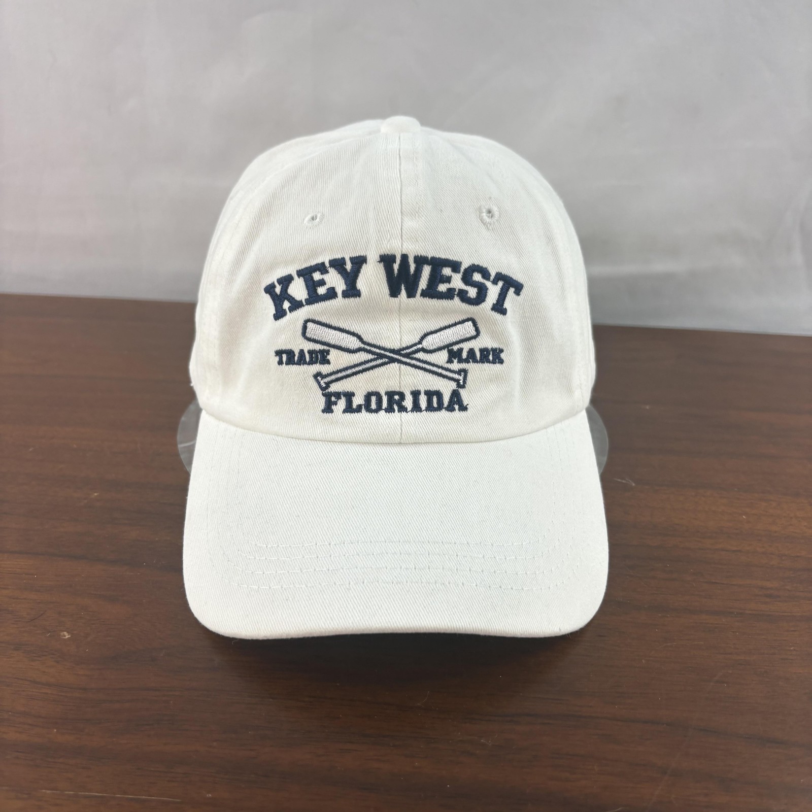 Key West Florida Hat Cap Strap Back One Size White Souvenir Life In Paradise