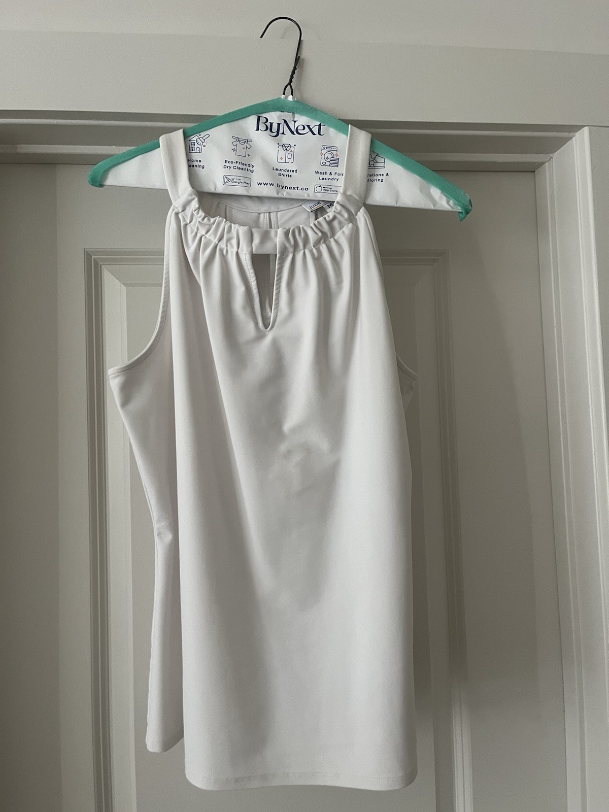 Jude Connally Women’s White Halter Tank Top