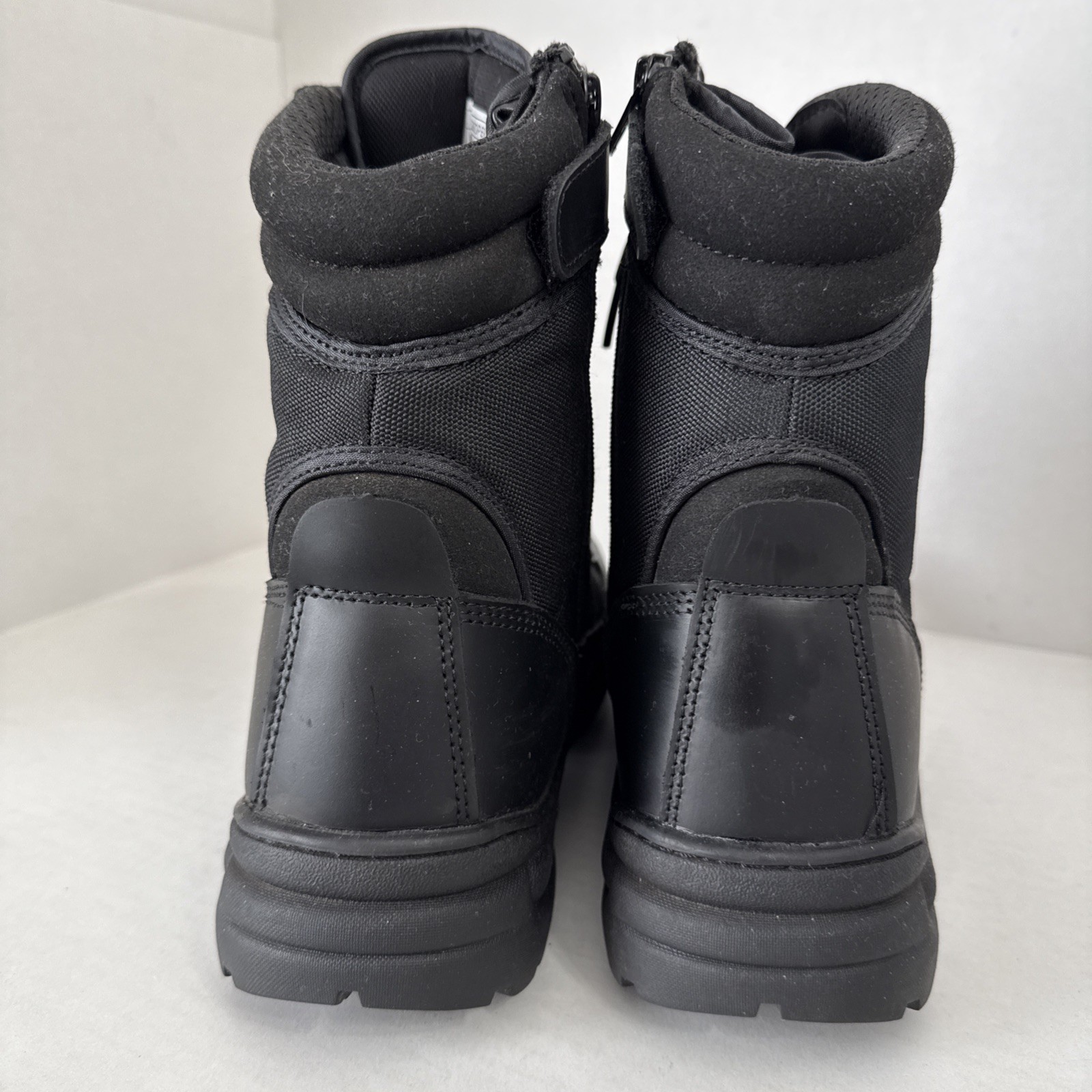 Nortiv 8 Trooper Men’s Military Tactical Lace Up Boots Size 10 Solid Black Work