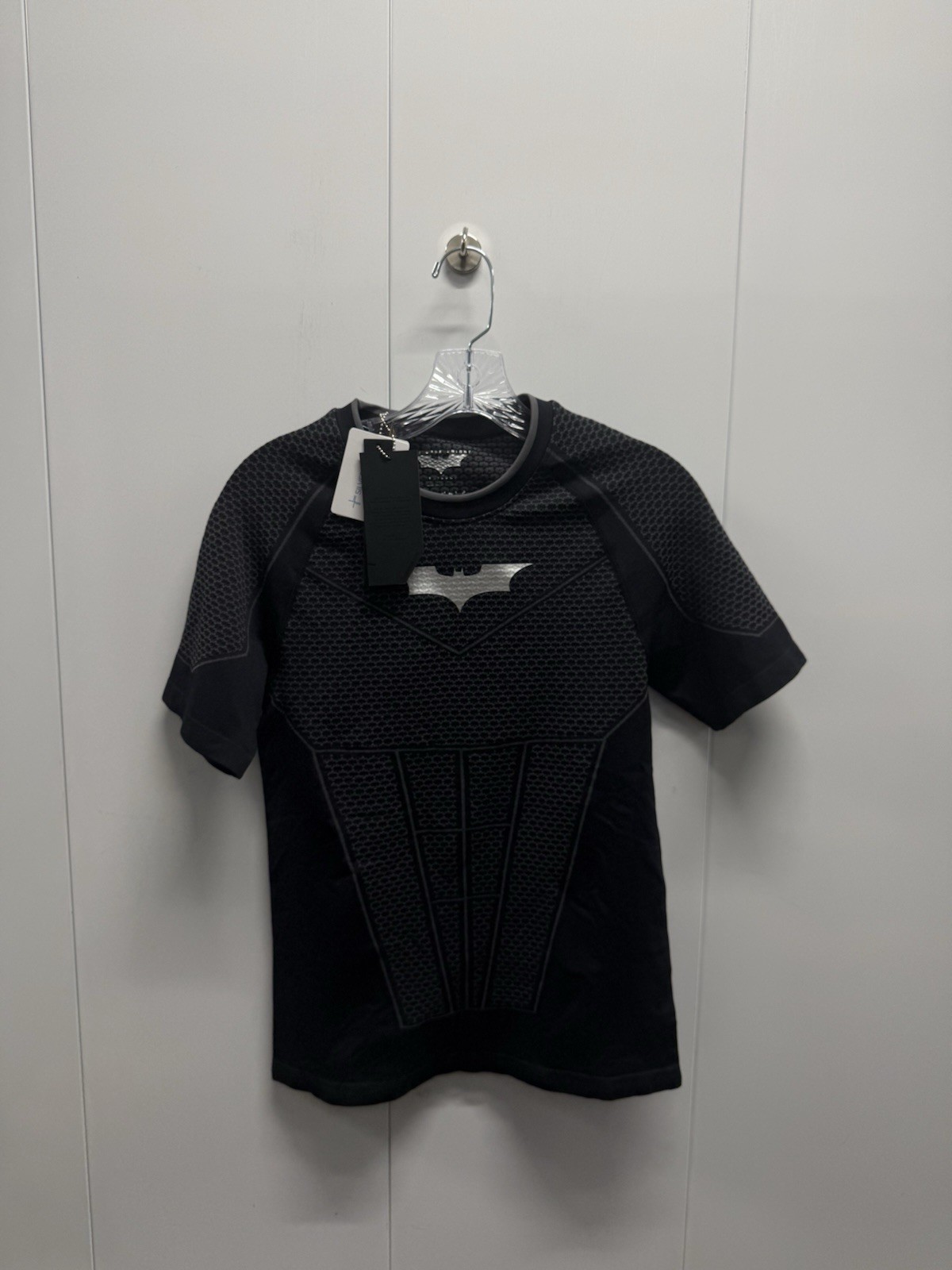 YoungLA x Batman The Dark Knight Men’s Black Long-Sleeve Compression Shirt Large