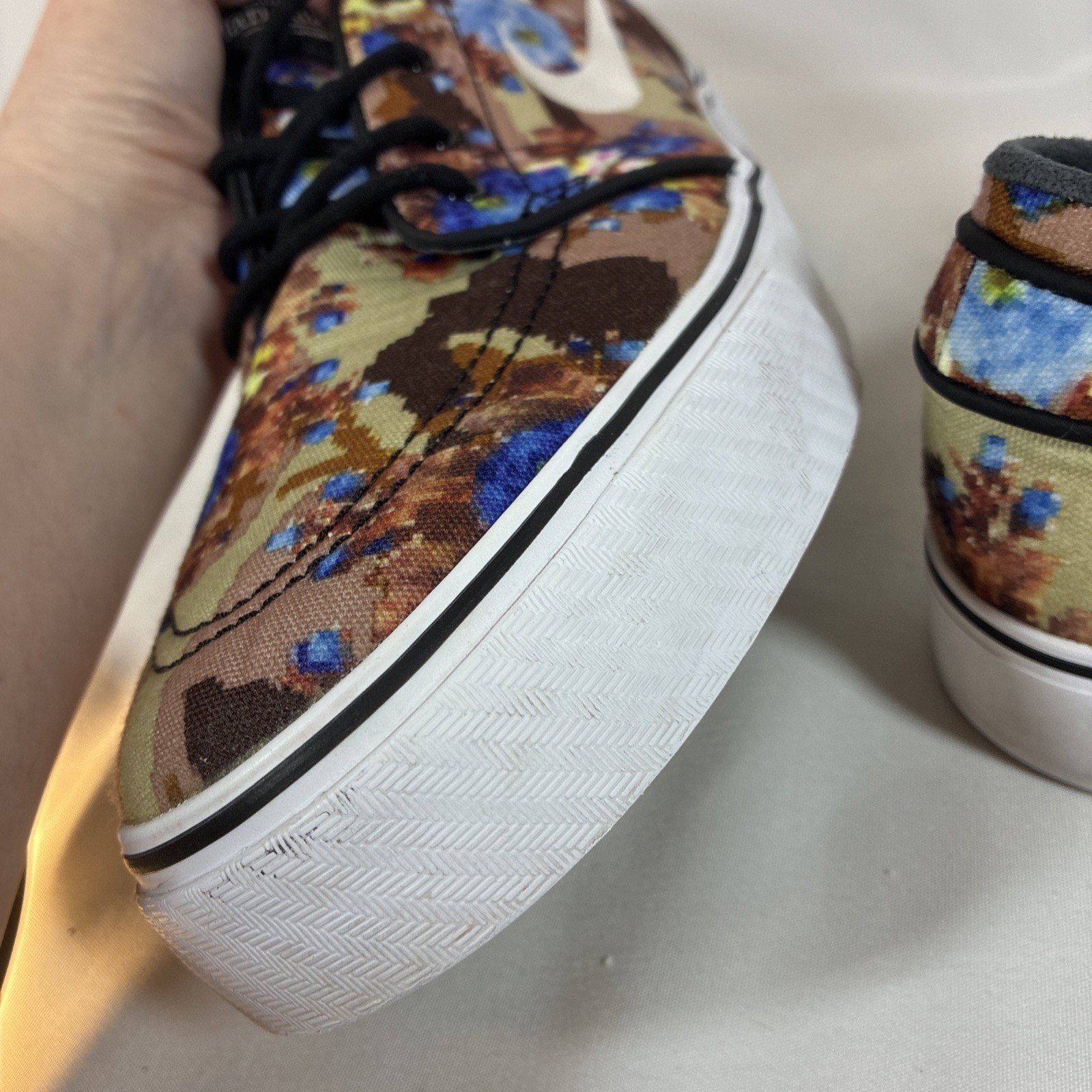 Nike Zoom Stefan Janoski PR Blue Digi Floral Men’s Size 11 Camo 482972-904