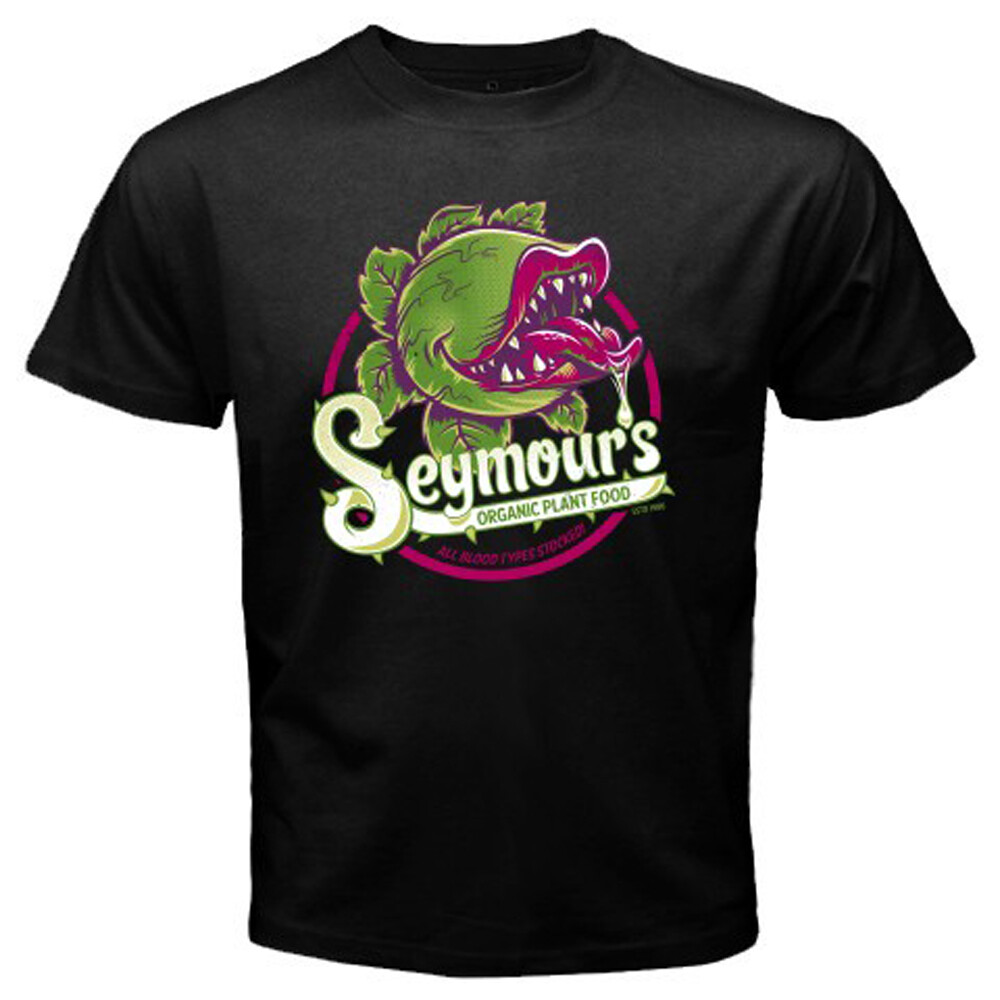 Seymour’s Organic Plant Food Men’s Black T-Shirt Size S-5XL
