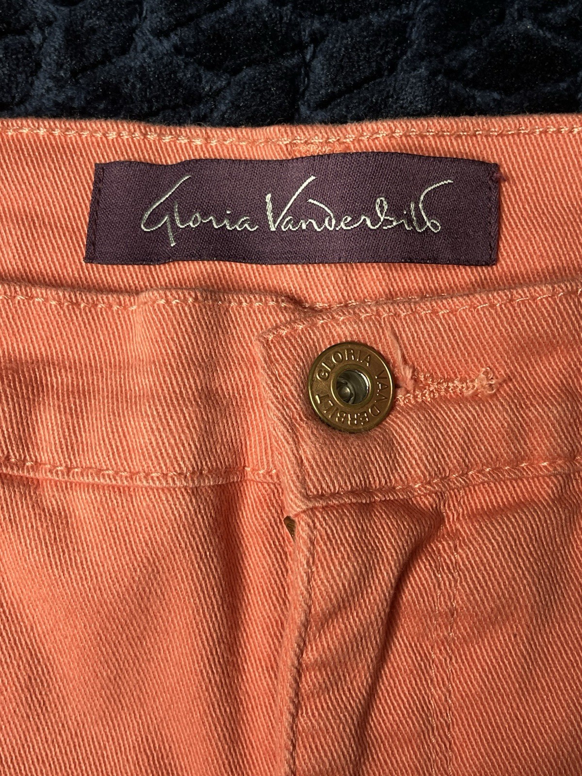 Gloria Vanderbilt Women’s Denim Jeans Amanda Size 10 Pink Made In Sri Lanka Used