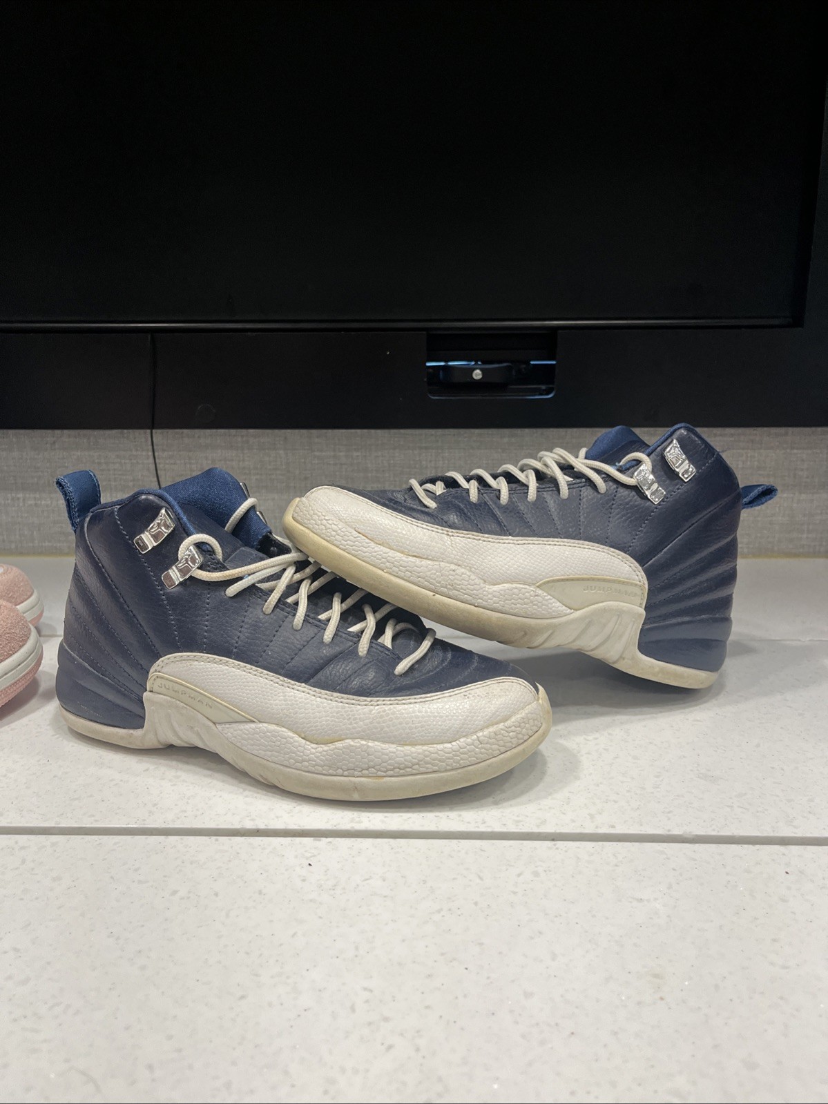 Nike Air Jordan Retro XII 12 Obsidian Blue GS Sz 4Y Womens Sz 5.5 153265-410