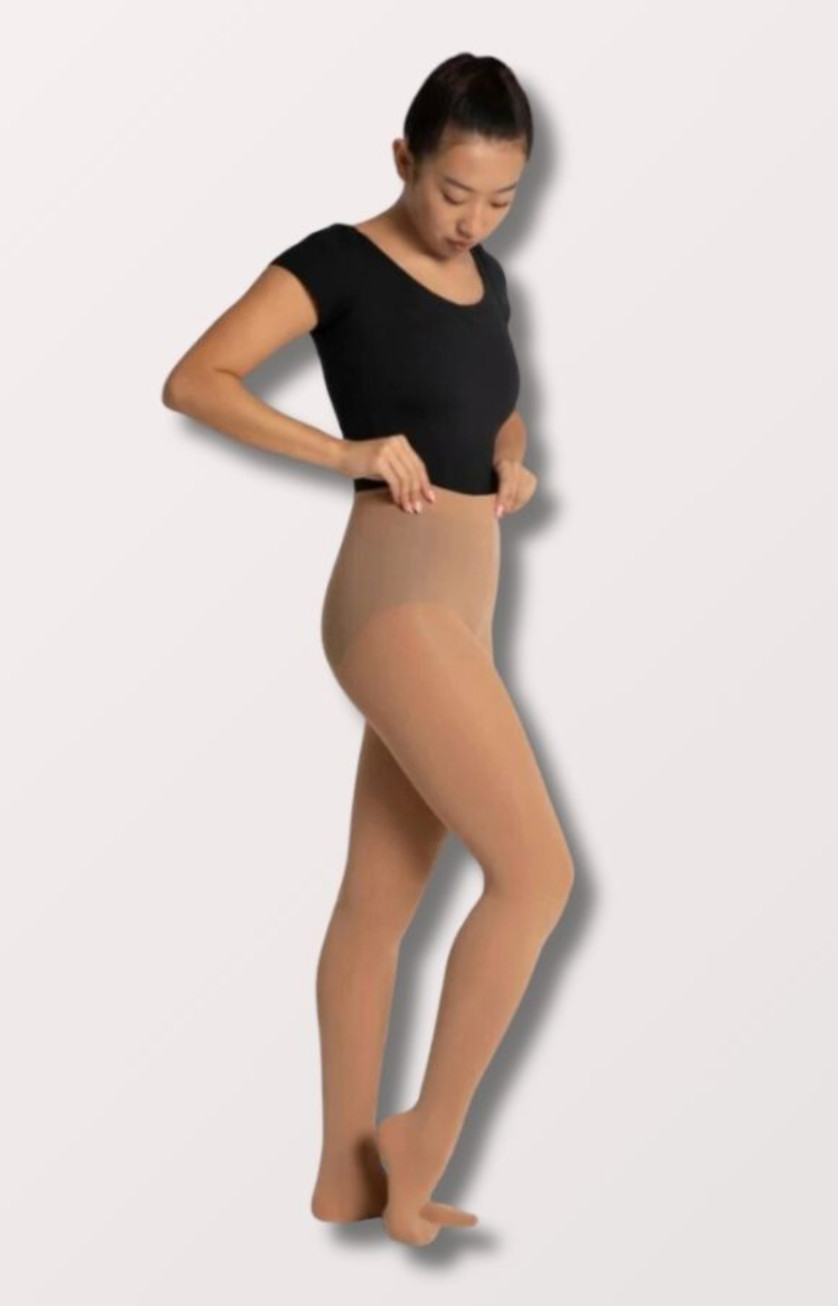 NEW Capezio Adult Ultra Soft Footed Tights in Caramel (Style 1915)