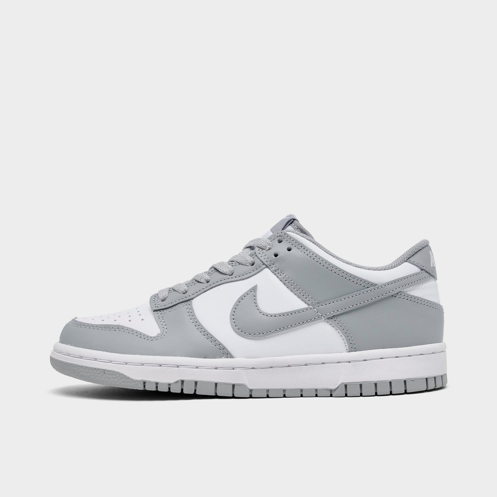 [FB9109-123] GRADE SCHOOL NIKE DUNK LOW ‘WHITE LIGHT SMOKE GREY (GS)’