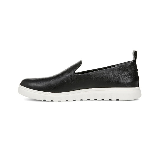 VIONIC Uptown Willa Slip On Sneaker, Black Leather