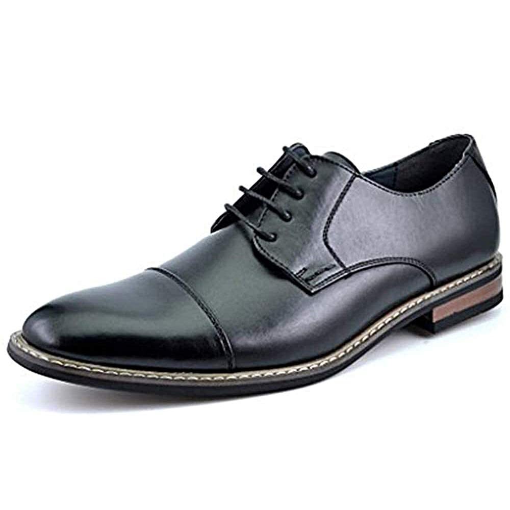 Men’s Classic Formal Oxford Wingtip Lace Up Dress Business Party Shoes Wide Size