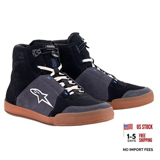 Chrome Shoes, Casual Motorcycle Riding Shoes, CE-Certified, 12.5,