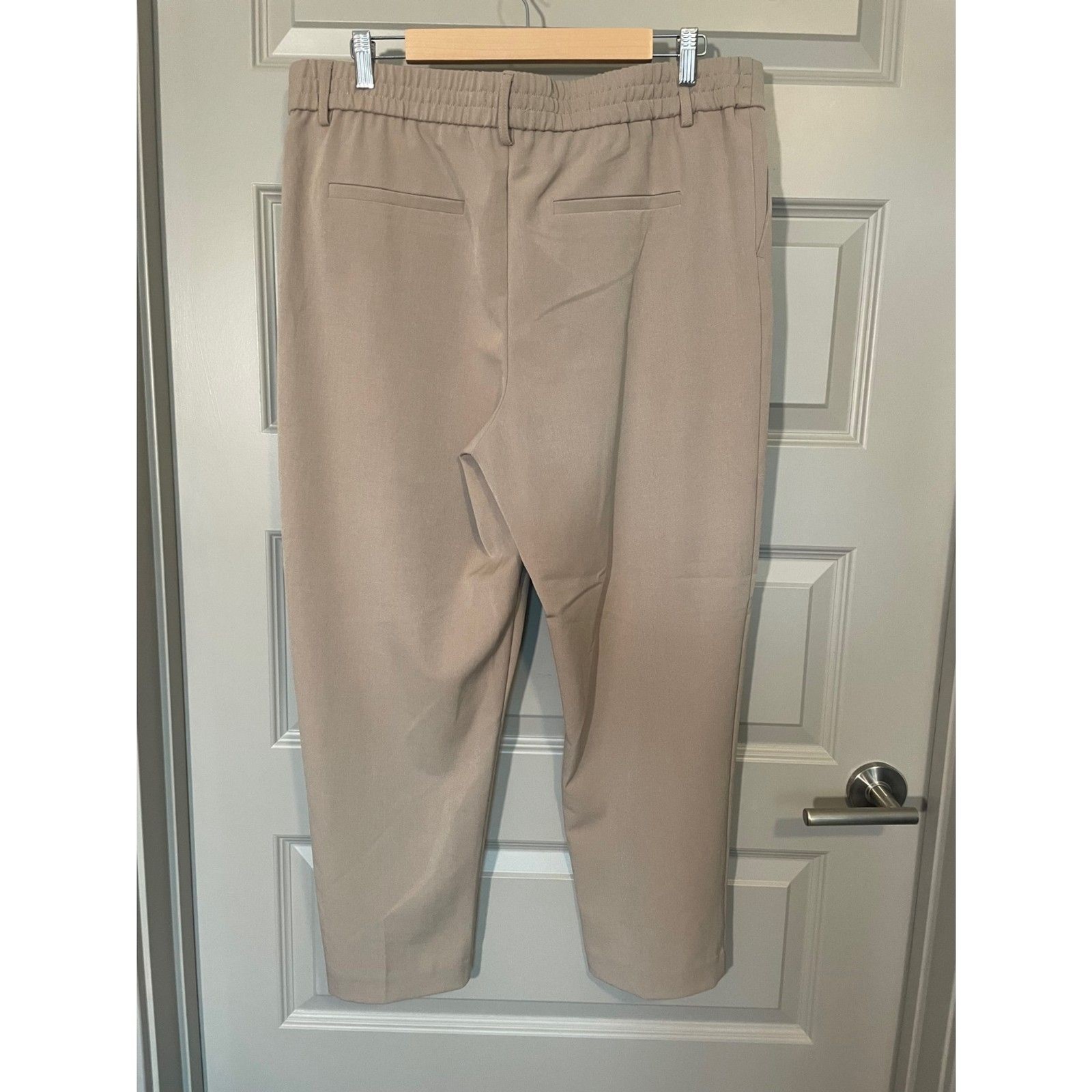 Haver + Blair pull-on beige ankle dress pants, size XL