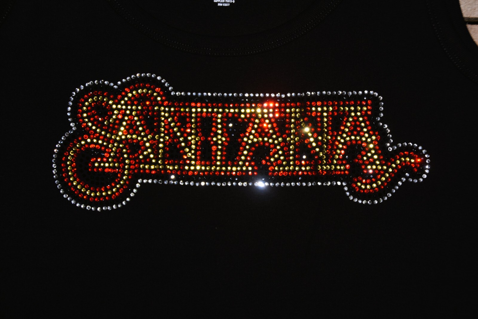 Santana hinestone bling shirt or tank XS S M L XL XXL 1X 2X 3X 4X 5X