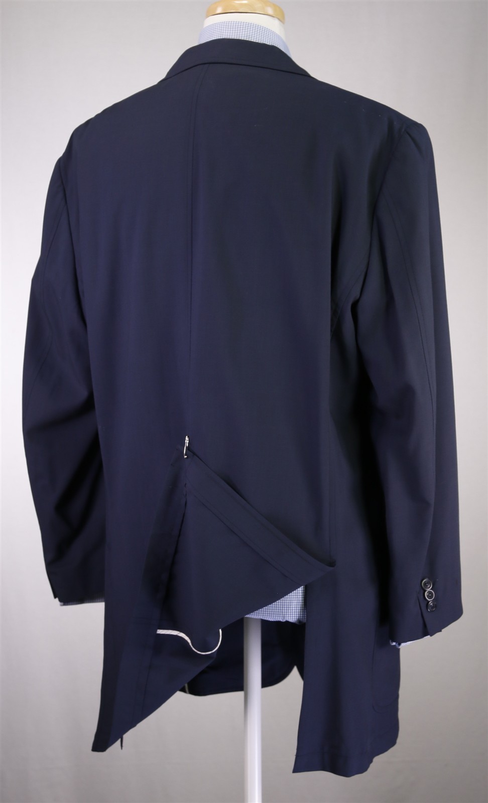 Ermenegildo Zegna Navy Blue Wool Stretch Patch Pocket Travel Blazer 46R