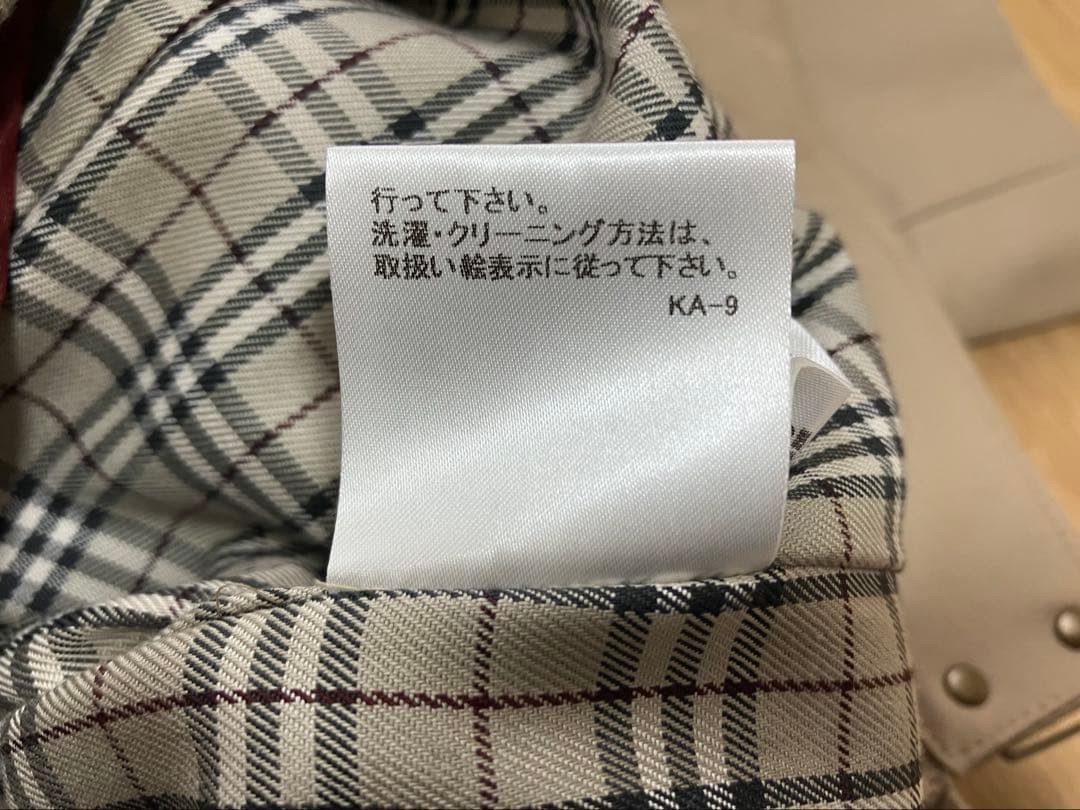 Burberry Blue Label Trench Coat with Liner Check 38