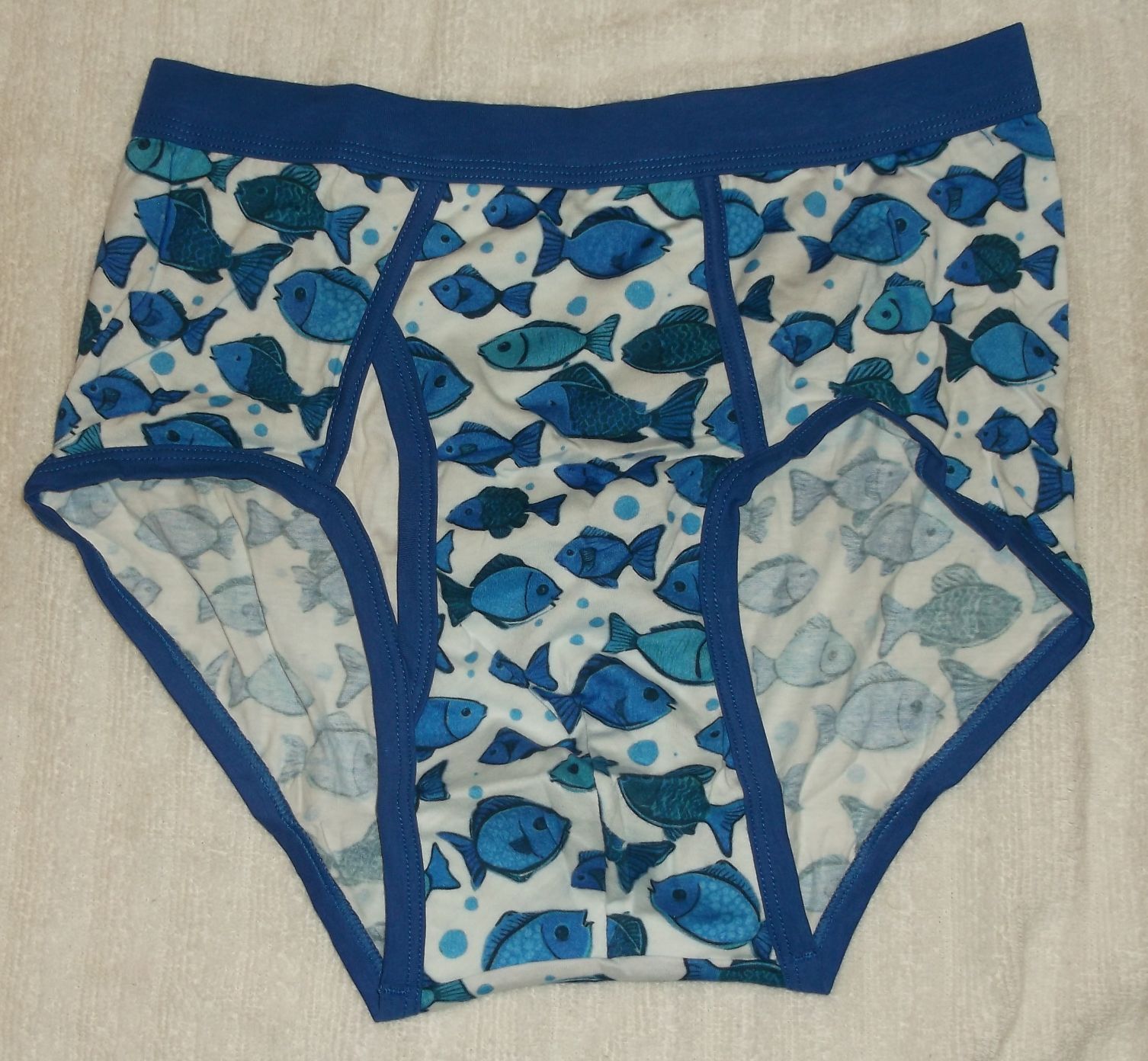 Men’s Pattern / Cartoon / Colored Waistband Adult Briefs Underwear S, M, L