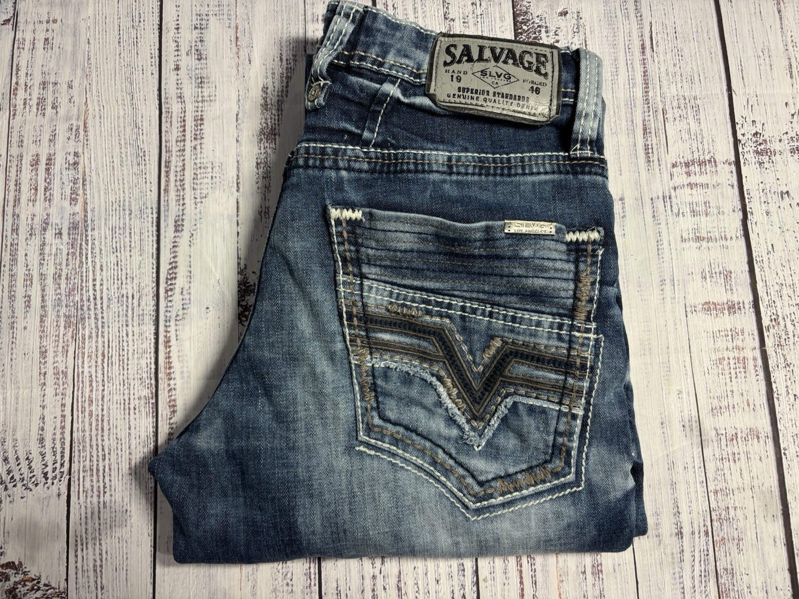 Mens Salvage Jeans Sz 29 X 32 Mayhem Regular Straight EXCELLENT Condition 1579