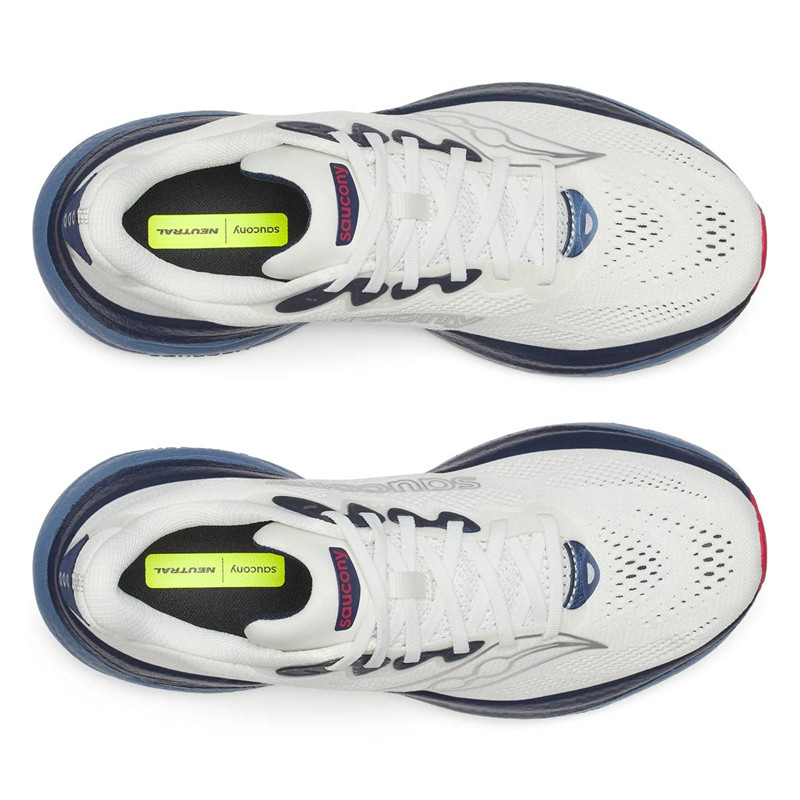 Saucony Ride 19 Ivory/Storm Running Shoe Men sizes 7-15 NEW!!!