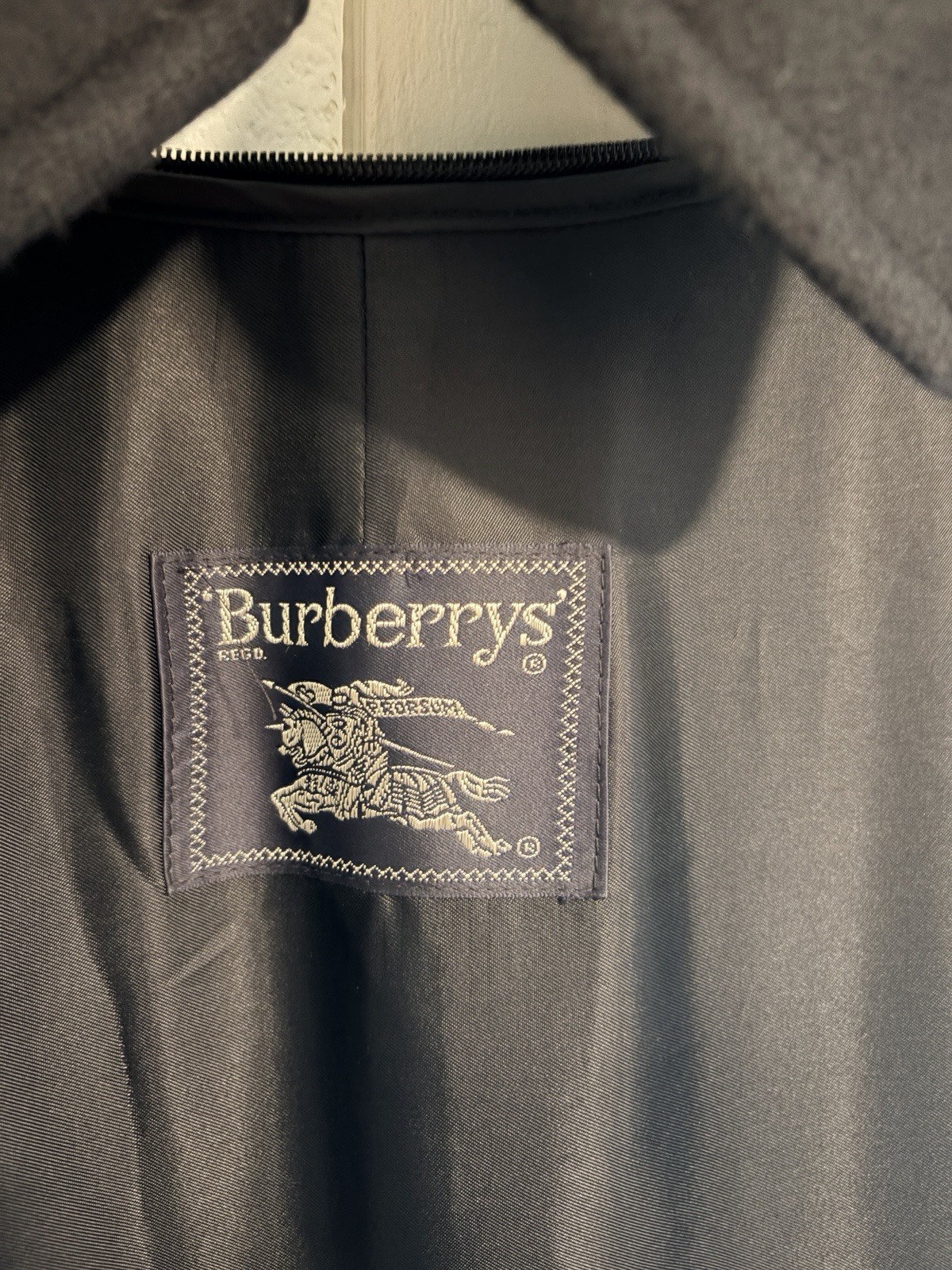 BURBERRY Kensington Heritage Trench Coat w/Wool Liner Men’s Size 46L Vintage