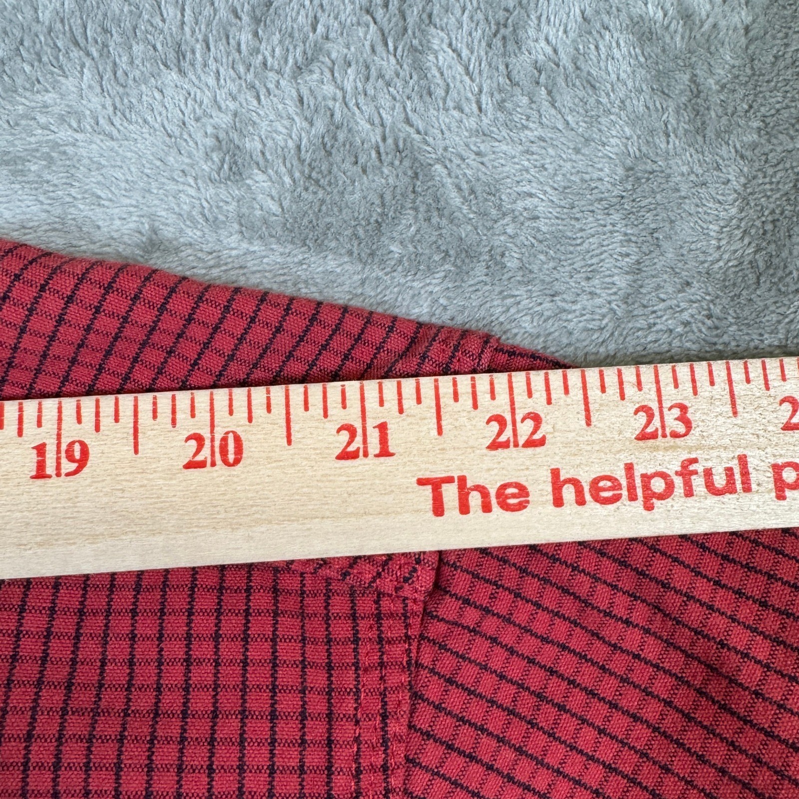 Tyndale Mens 2XL FR Flame Resistant Work Shirt Red Check Arc Rating 9.1 HC 2 USA