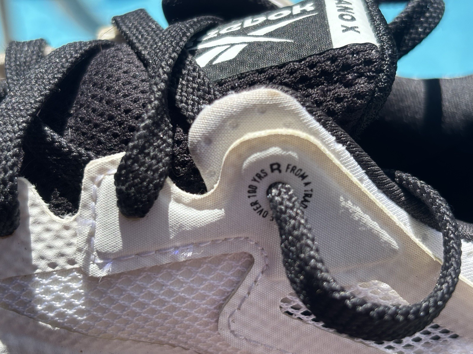 Reebok Nano X womens White/Black Lace-Up Low Top Gym & Cross Training Sneakers