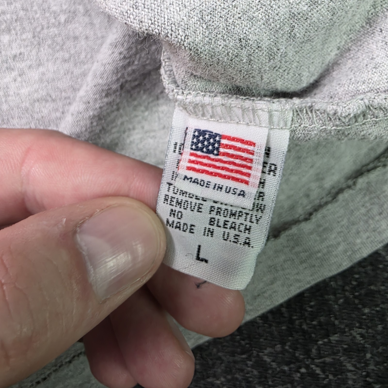 Dehen Knitting Co 1920 Heavy Duty T-Shirt Men’s L Made In USA Gray Thick Cotton