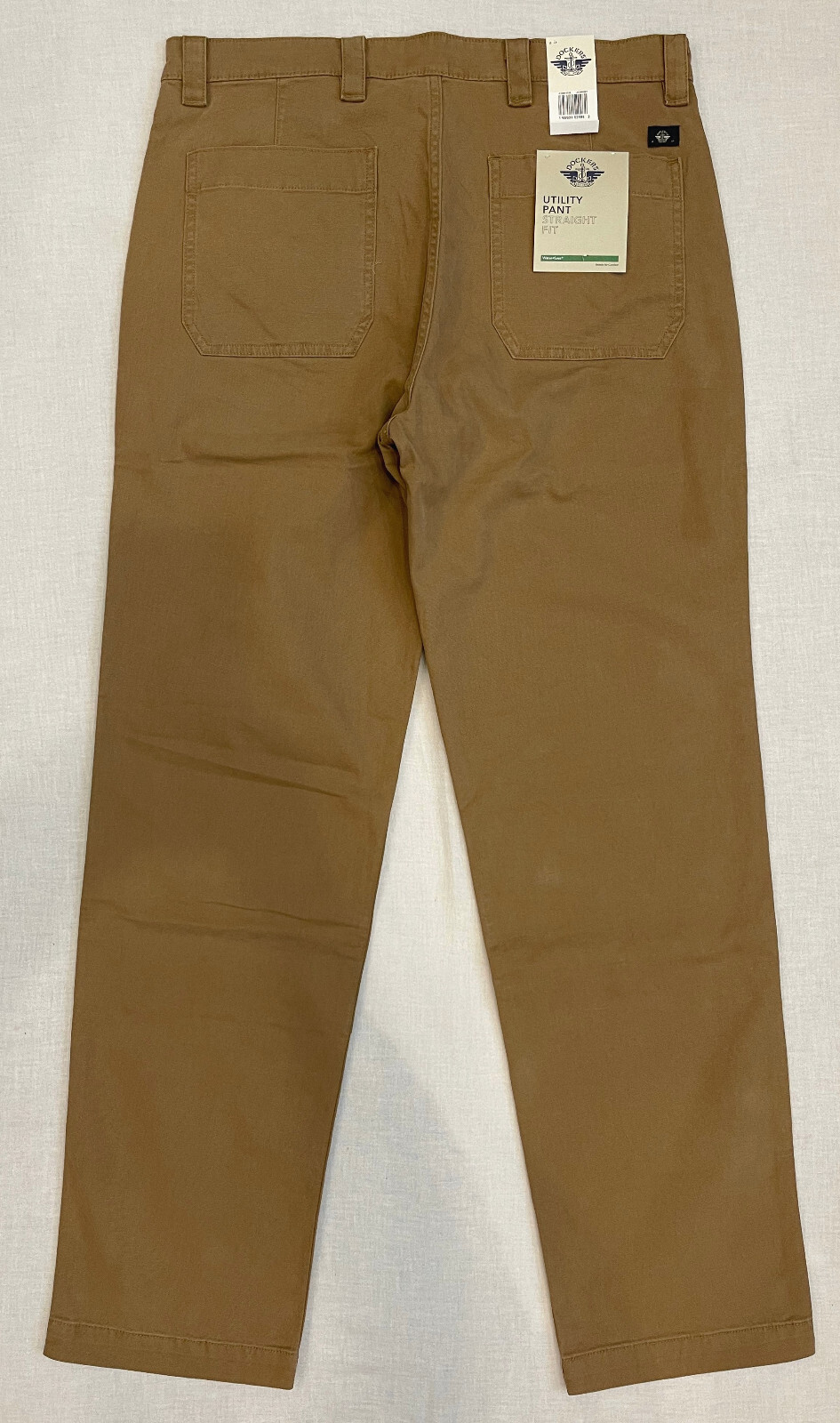 Dockers Mens Utility Pants Straight Fit Stretch Sizes: 33, 34, 36, 38 Brown