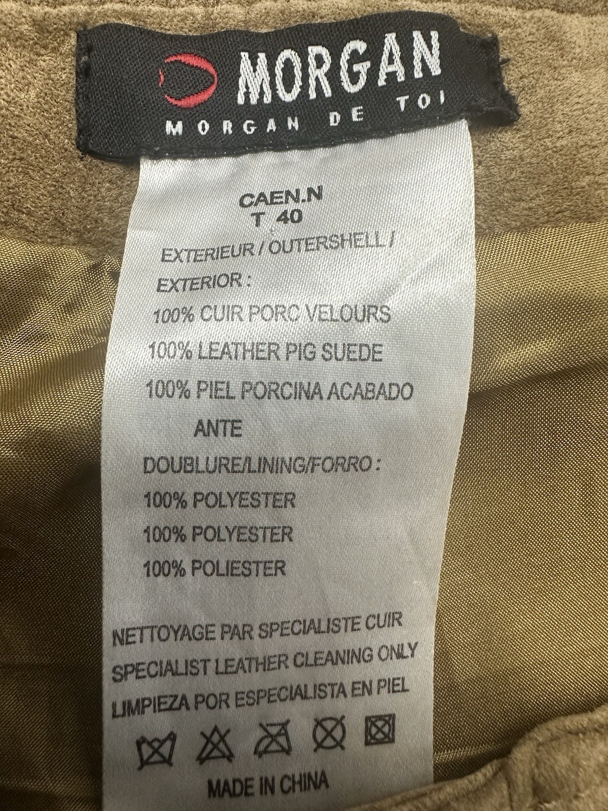 Morgan De Toi Suede Pants
