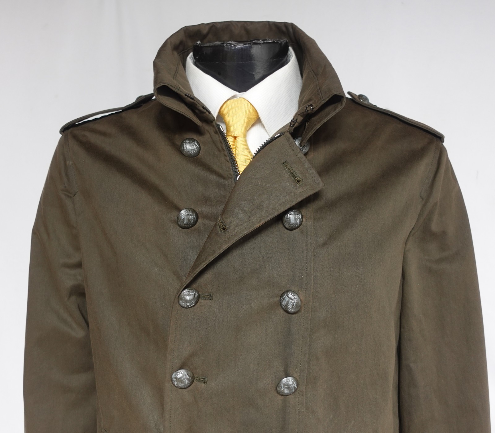 John Varvatos Double-Breasted Military Jacket IT 52 US 42