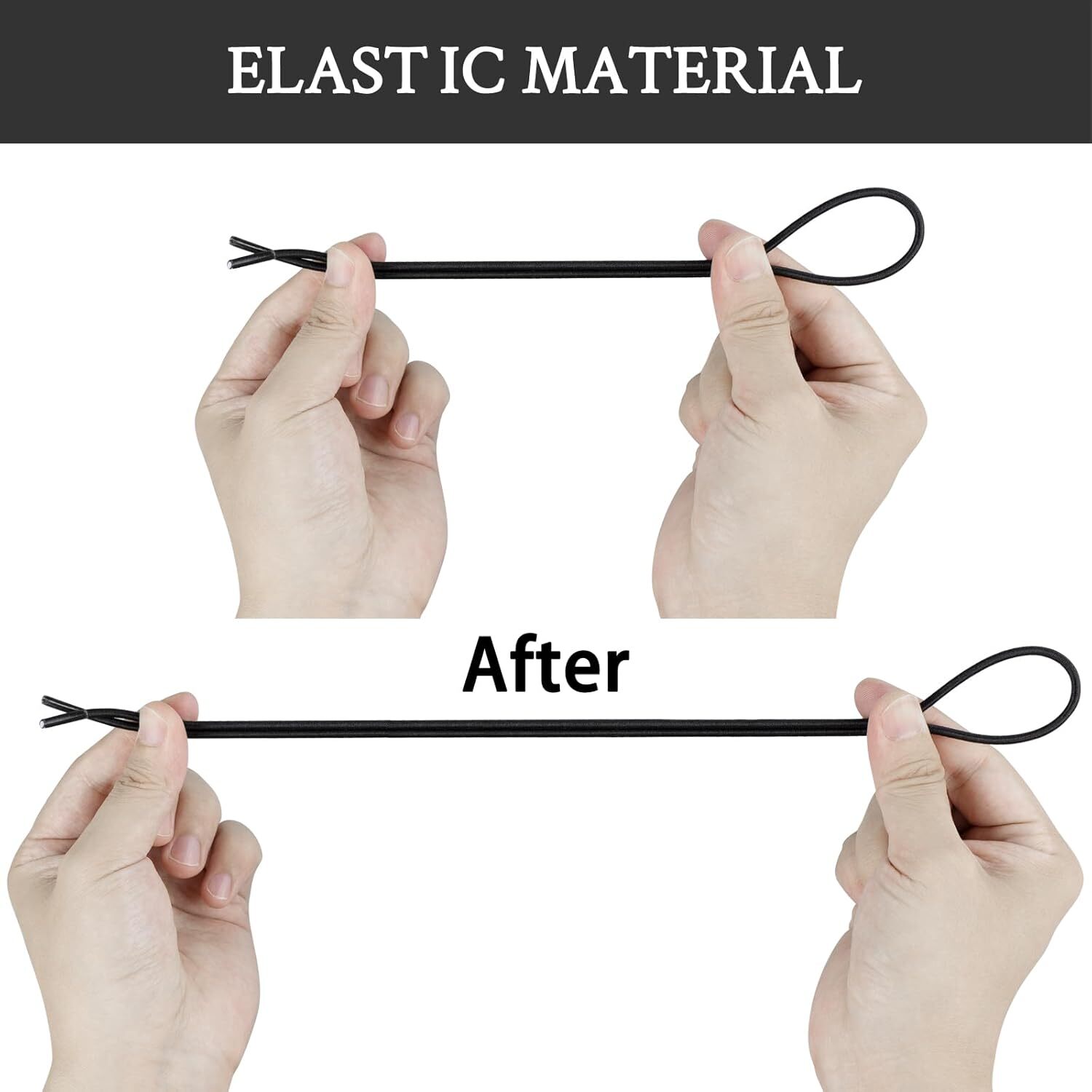 3 Pairs Shoelaces for Hey Dude Elastic No Tie Stretch round Strings Replacement