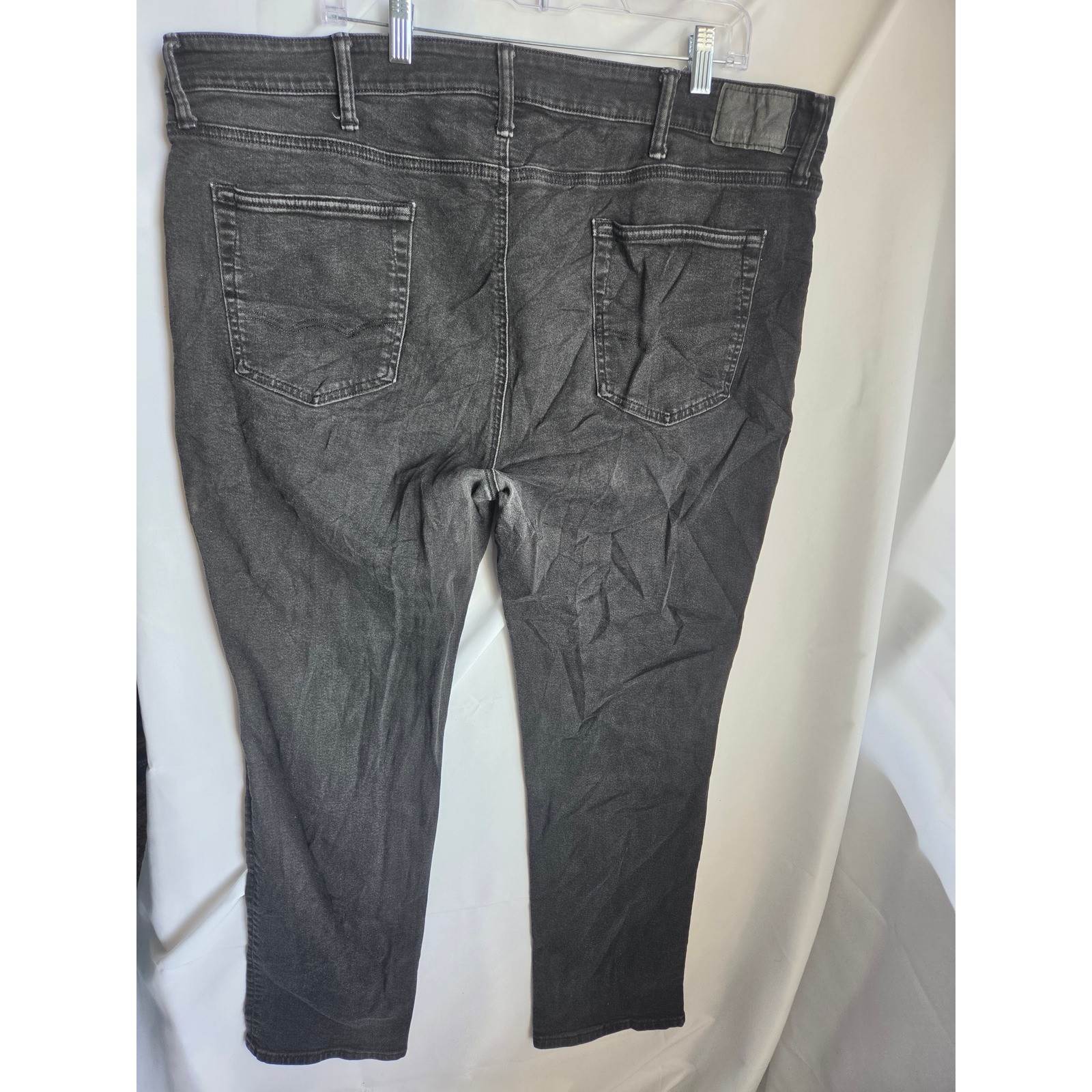American Eagle Airflex+ Black Jeans Mens Real Good Stretch Denim